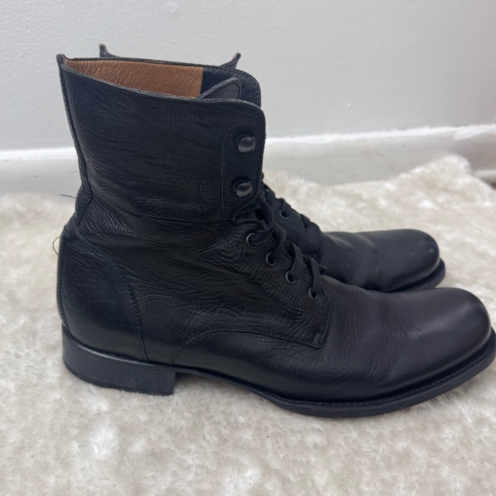 John Varvatos Convert Combat Vintage Military Boots Six O Six Sz 9.5 - Picture 3 of 12